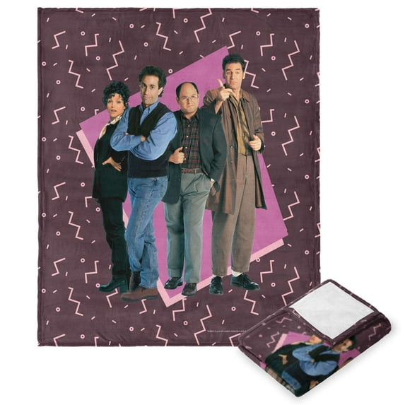 Seinfeld The Gang Kids Silk Touch Throw Blanket