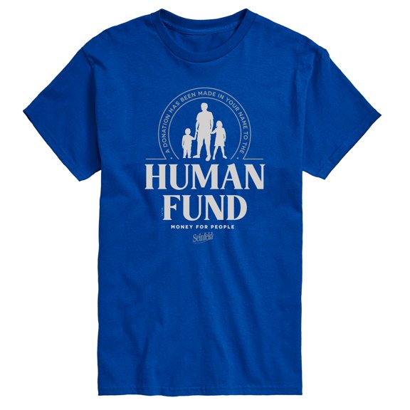 Seinfeld - The Human Fund - Men's Short Sleeve Graphic T-Shirt