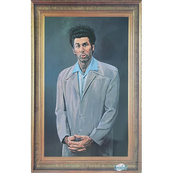 Seinfeld - Tv Show Poster (Cosmo Kramer Portrait) UNFRAMED PAPER POSTER, Home Decor