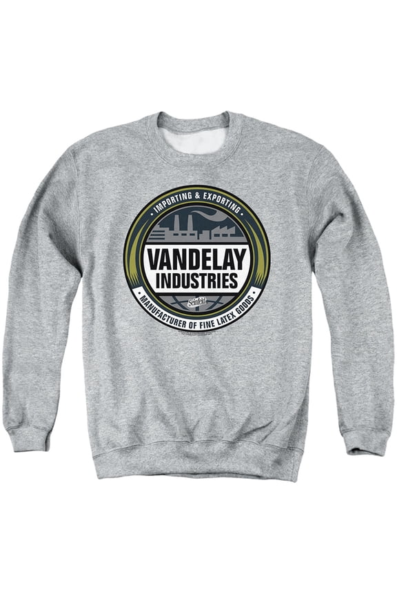 Seinfeld Vandelay Logo Unisex Adult Crewneck Sweatshirt, X-Large