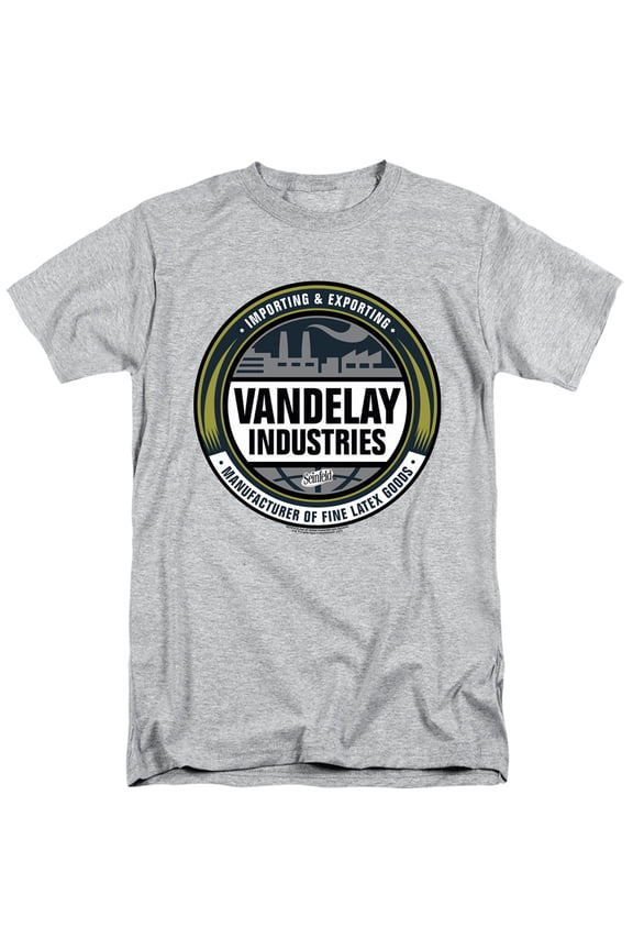 Seinfeld Vandelay Logo Unisex Adult Tall T Shirt, X-Large