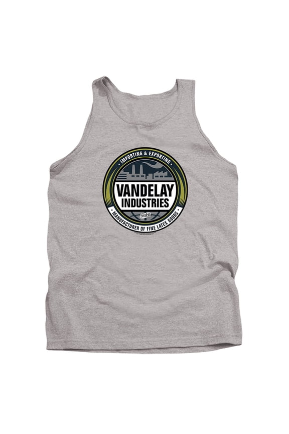 Seinfeld Vandelay Logo Unisex Adult Tank Top, Large