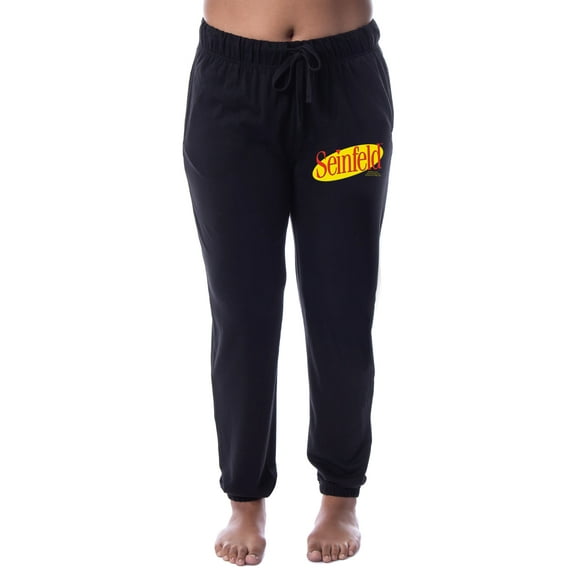 Seinfeld Womens' TV Show Logo Icon Jogger Sleep Pajama Pants