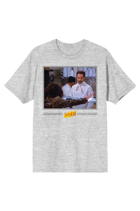 Seinfeld Yev Kassem Character Scene Men's Athletic Heather Graphic Tee-Medium