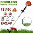 thumbnail image 1 of Seipouy 2025 New 5 in 1 2-Stroke Gas String Trimmer with Hedge Trimmer,Brush Cutter Powered, 52cc Gas Powered Weed Eater for Weeds and Grass, Weed Eater, Hedge Trimmer, Edger, Brush Cutter, 1 of 12