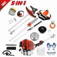 thumbnail image 1 of Seipouy 2025 New 5-in-1 Gas Powe Trimmer Kit - 52CC 2-Cycle Commercial Weed Eater, Brush Cutter, Edger & Hedge Trimmer Attachments, 1.2L Tank & Extension Pole for Professional Landscaping, 1 of 9