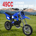 thumbnail image 1 of Seipouy 49cc Dirt Bike, 2 Stroke Dirt Bike for Kids, Off-Road Mini Motorcycle, Kids Dirt Bike Max Load 220LBS, Gas Power Pocket Rocket Bike, Dirt Bike Gas Powe with Improved Disc Brakes, 1 of 8