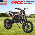 thumbnail image 1 of Seipouy 49cc Dirt Bike, 2 Stroke Dirt Bike for Kids, Off-Road Mini Motorcycle, Kids Dirt Bike Max Load 220LBS, Gas Power Pocket Rocket Bike, Dirt Bike Gas Powe with Improved Disc Brakes, 1 of 8