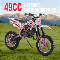 Seipouy 49cc Dirt Bike for Adults & Kids,Kids Dirt Bike Mini Dirt Bikes,2-Stroke Gas Power Motocross Off-Road, Mini Pit Bike with Front Rear Disc Brakes, High-Speed Racing Motorcycle for Kid 40KM/H