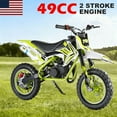 thumbnail image 1 of Seipouy 49cc Kids Dirt 2-Stroke Bike Kids Motorcycle,Upgrade Gas Dirt Bike Mini Dirt Bikes,Pocket Gas Motorbike Off Road Gas Power Mini Pocket Motorbike with Front Rear Disc Brakes,Max Speed 30KM/H, 1 of 10