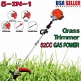 thumbnail image 1 of Seipouy 5 in 1 Gas Powered Weed Eater,Cordless Multi Functional Lawn Mower Hedge Trimmer Brush Cutter Pruning Tool 2-Stroke Brush Cutter, Handheld Chainsaw Hedge Pruner, 1 of 11