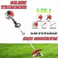 thumbnail image 1 of Seipouy 5 in 1 Gas Weed Eater, 52cc 2-Cycle Grass Trimmer & Hedge Trimmer, Brush Cutter, Weed Wacker Gas Powe, Pole Saw with Extension Pole, String Trimmer for Home, Garden, Lawn Care, 1 of 11