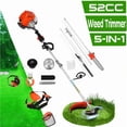 thumbnail image 1 of Seipouy 5 in 1 Gas Weed Wacker – 52CC 2-Cycle Weed Eater/Pole Saw/Hedge Trimmer, for Lawn Care & Gardening, 1 of 13