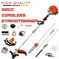thumbnail image 1 of Seipouy 52CC 2-Stroke Gas Weed Eater, 5 in 1 Upgraded Gas String Trimmer, High Power Weed Trimmer Petrol Brush Cutter Hedge Trimmer, Multi Functional Trimming Tools for Lawn, Yard, Garden, 1 of 11