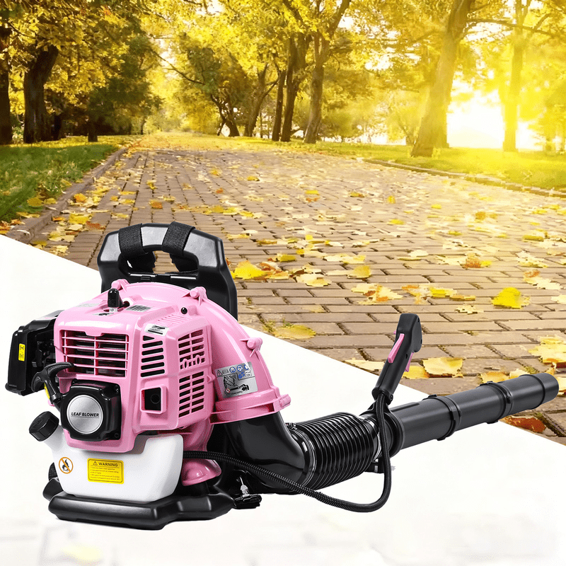 Seipouy 52CC Backpack Gas Leaf Blower, 2 Stroke Gas Powered Backpack Blower with Fuel Tank, 550CFM Air Volume 200MPH Speed, Ideal for Lawn Care