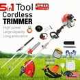 thumbnail image 1 of Seipouy 52cc 2-Cycle Gas Weed Eater Gas Powe, 5-in-1 Gas Weed Wacker, Brush Cutter Gas Trimmer for Grass and Weed, Hedge Trimmer Gas String Trimmer, Edger, Pole Saw & Pruner, 1 of 12
