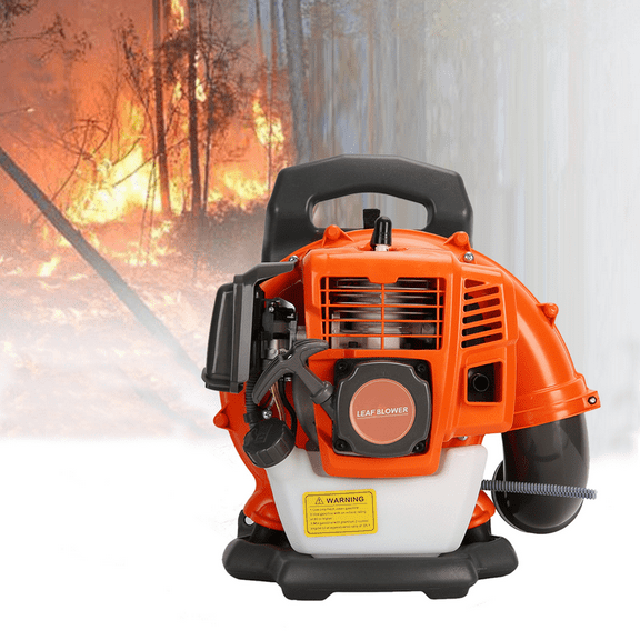 Seipouy Backpack Leaf Blower, 52CC 1.7HP 2 Stroke Gas Leaf Blower, 550CFM , 200MPH , Powerful Clearing Performance and Ergonomic Design