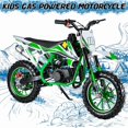thumbnail image 1 of Seipouy Dirt Bike for Kids & Adults 49cc 2-Stroke Kids Mini Bike Gas Power Off Road Trail Bikes with Front Rear Disc Brakes, Racing Max Speed 40KM/H from USA Fast Arrival Support 220IBS, 1 of 9