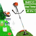 thumbnail image 1 of Seipouy Gas Weed Eater, 52CC 2-Stroke Weed Wacker Gas Powered, 2 in 1 Multi-Functional String/Grass Trimmer, Brush Cutter for Gardening Shipping from USA Fast Arrival, 1 of 10