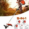 thumbnail image 1 of Seipouy Gas Weed Eater, 52cc 2-Stroke 5 in 1 Multi-Functional Petrol Hedge Trimmer Chainsaw Brush Cutter Weed Wacker Weed Eater Gas Powered String Trimmer, 1 of 11