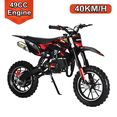 thumbnail image 1 of Seipouy Kids Dirtbike, 2 Stroke Mini Dirt Bike for Kids 6-12, Gas Powered Dirt Bike 49cc w/Dual Suspension & Dual Disc Brake, 1 of 6