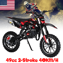 Seipouy Mini Dirt Bike,49cc Gas Powered 2 Stroke Off Road Trail Bike for Kids and Adults, Kids Dirt Bike Gas Power Motocross,Off Road Mini Motorcycle,Pocket Motorbike with Front Rear Disc Brakes