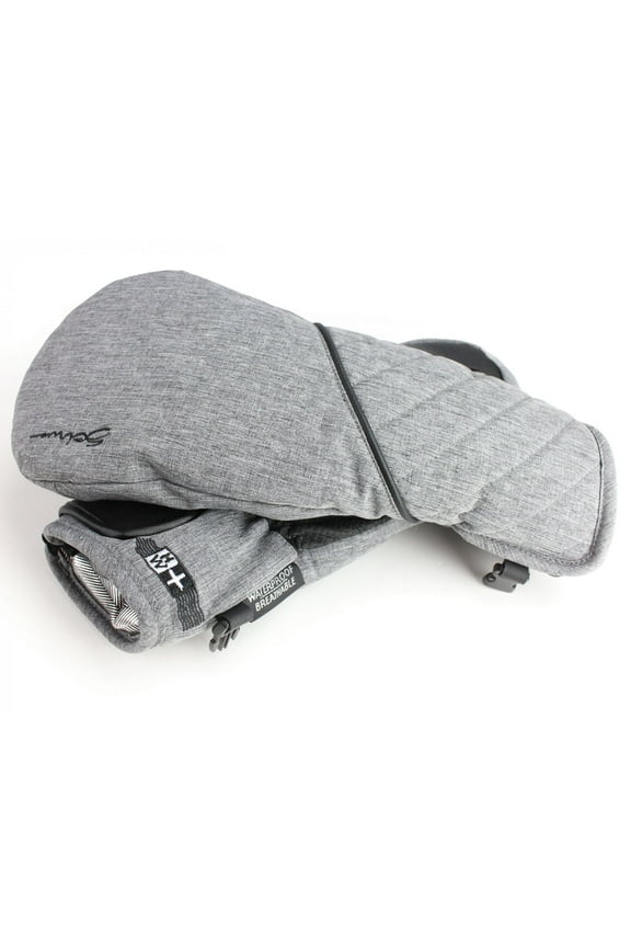 Women's Soundtouch Heatwave Plus Vanish Mittens, Heather Gray, Large