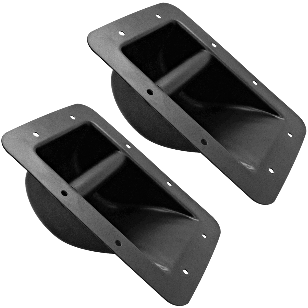 Audio Rack Handles Seismic Audio 2 Pack Heavy Duty Steel Recessed Speaker Handles PA/DJ ...