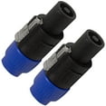 thumbnail image 1 of Seismic Audio  - 2 Pack of Speakon to 1/4 Inch Female Mono Adapters - Pro Audio - SAPT215-2Pack, 1 of 5