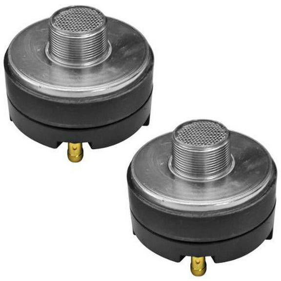 Seismic Audio - 2 Pack of Titanium Compression Horn Drivers - 100 Watts 8 Ohm - T-Driver-2Pack