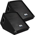 thumbnail image 1 of Seismic Audio Two 10" Floor Monitors Studio/Stage New PA/DJ Speakers - SA-10M, 1 of 3