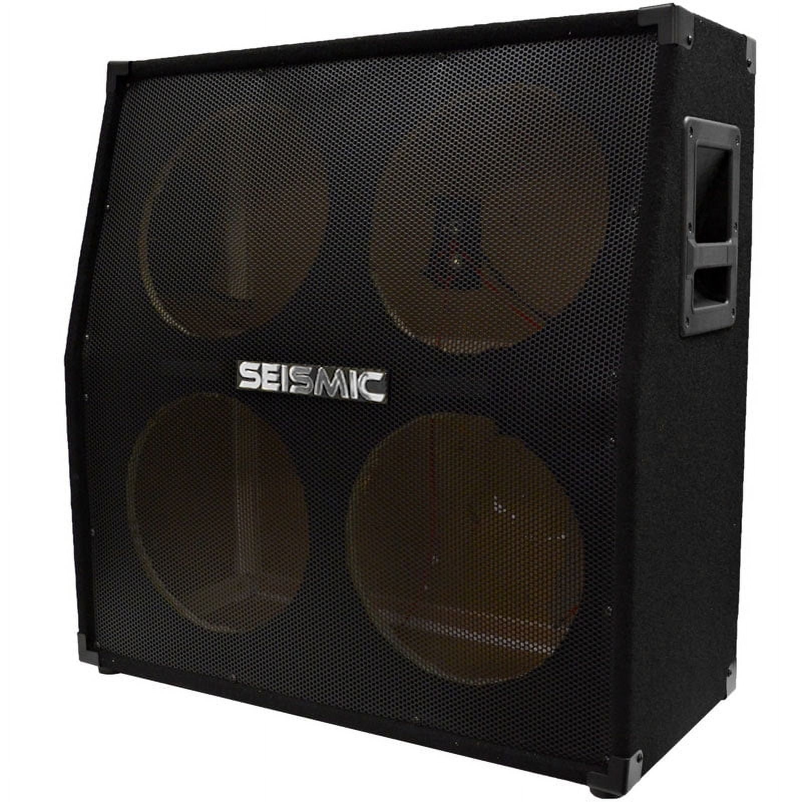 Seismic Audio 4x12 Slant Empty Guitar