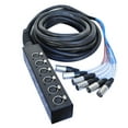 thumbnail image 1 of Seismic Audio  6 Channel Drop Snake Cable - 30 Foot Pro Audio Sub Snake Black - SADROP-6x30, 1 of 3
