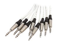 Seismic Audio 8 Channel 1/4" TRS  16 TS Insert Snake Audio Cable 15' - SAST-8-16-15