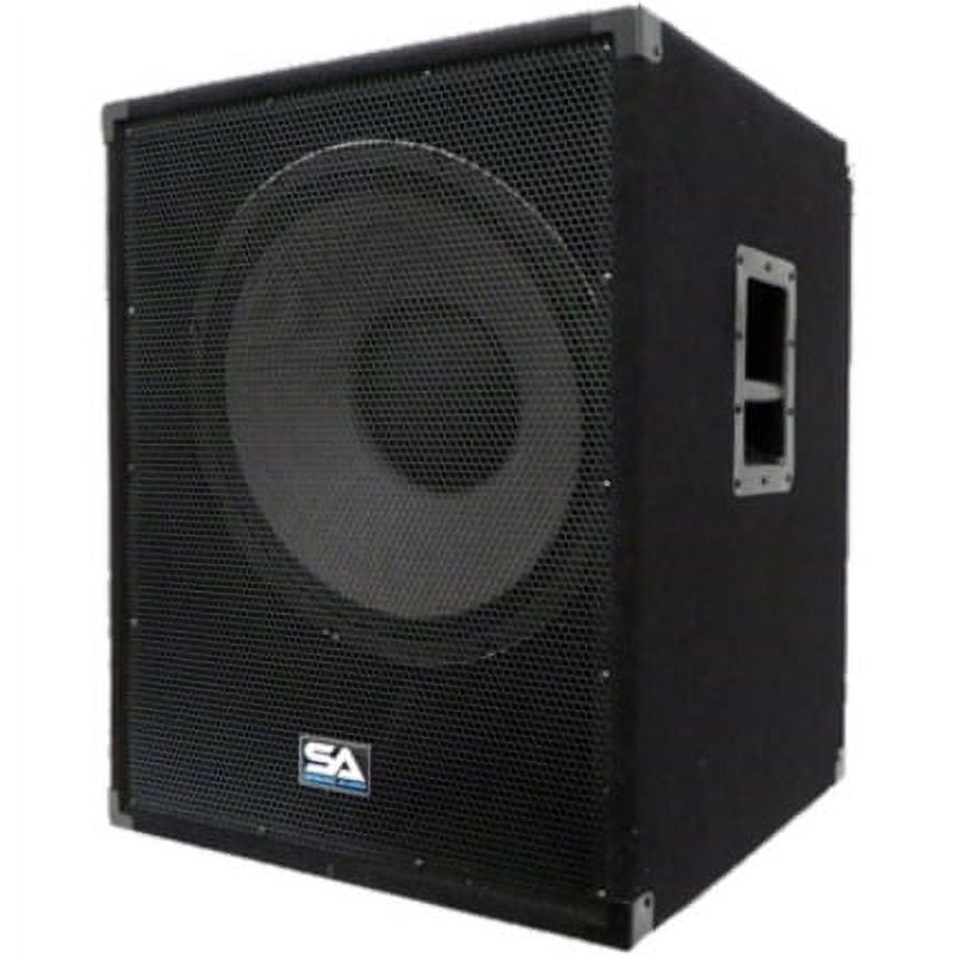 Seismic Audio Enforcer II PW Subwoofer System, 1200 W RMS, Black