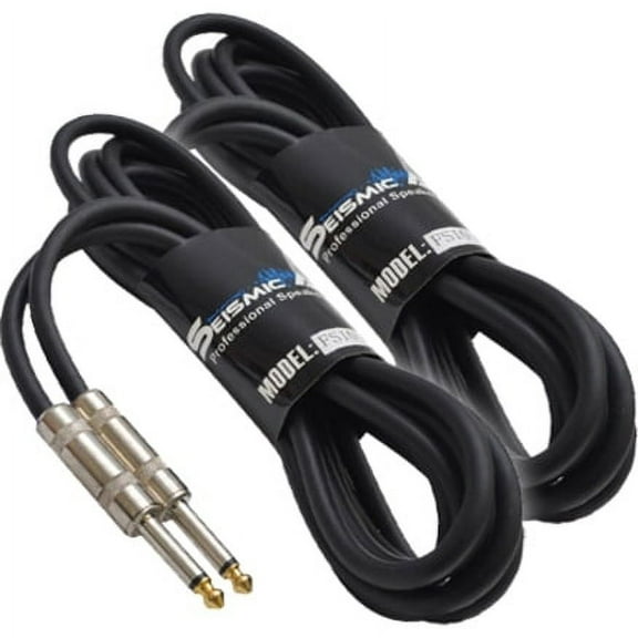 Seismic Audio FS10, 10 Foot 1/4" Speaker Cable