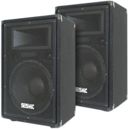 Seismic Audio Fault Line FL-12P 2-way Indoor Speaker, 300 W RMS, Black