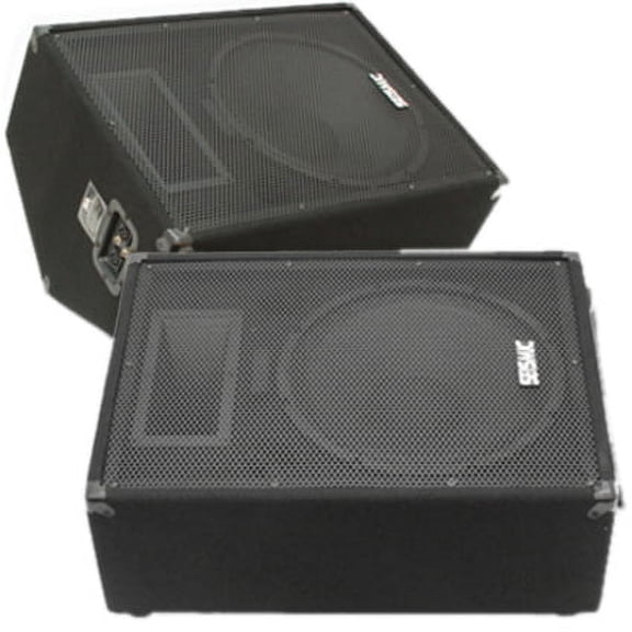 Seismic Audio Fault Line FL-15MP (Pair) 2-way Indoor Floor Standing Speaker, 400 W RMS, Black