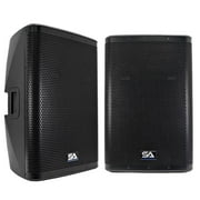 Seismic Audio - Fury-15 - Pair of Powered 15 Inch 1000 Watt PA /DJ Loudspeakers with DSP, Built in Bluetooth, Mixer & Class D Amplifier