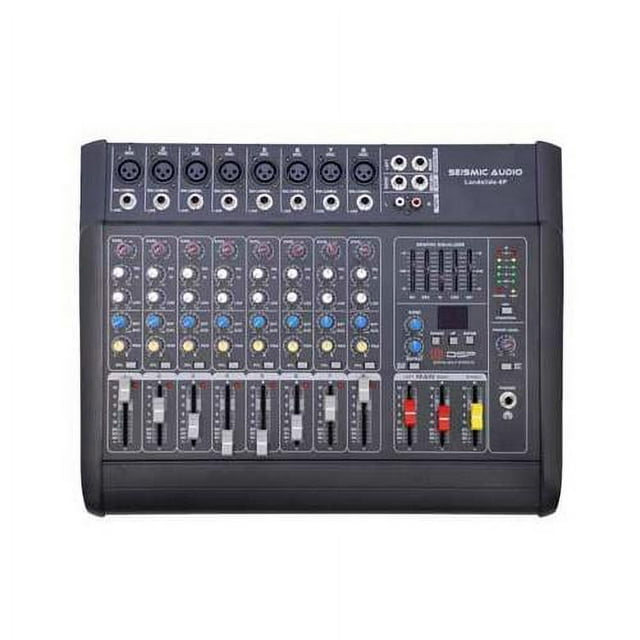 Seismic Audio LandSlide 8P, 8 Channel DSP Professional Powered Mixer