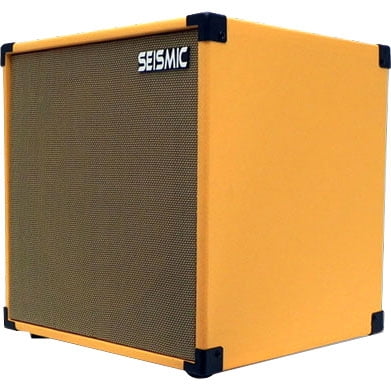 Seismic Audio Luke-1x12TR, Empty 12" Guitar Cabinet, Orange Tolex/Wheat Cloth Grill