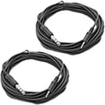 thumbnail image 1 of Seismic Audio Pair of 25 Foot 1/8" 3.5mm Stereo Male to 1/4" 6.35mm Male Audio Patch Cables - SA-iERQM25-2Pack, 1 of 4