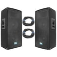 thumbnail image 1 of Seismic Audio Pair of Dual 10" PA Speakers and 25' Speaker Cables - PA/DJ Band PA Package - SA-100T-PKG21, 1 of 7