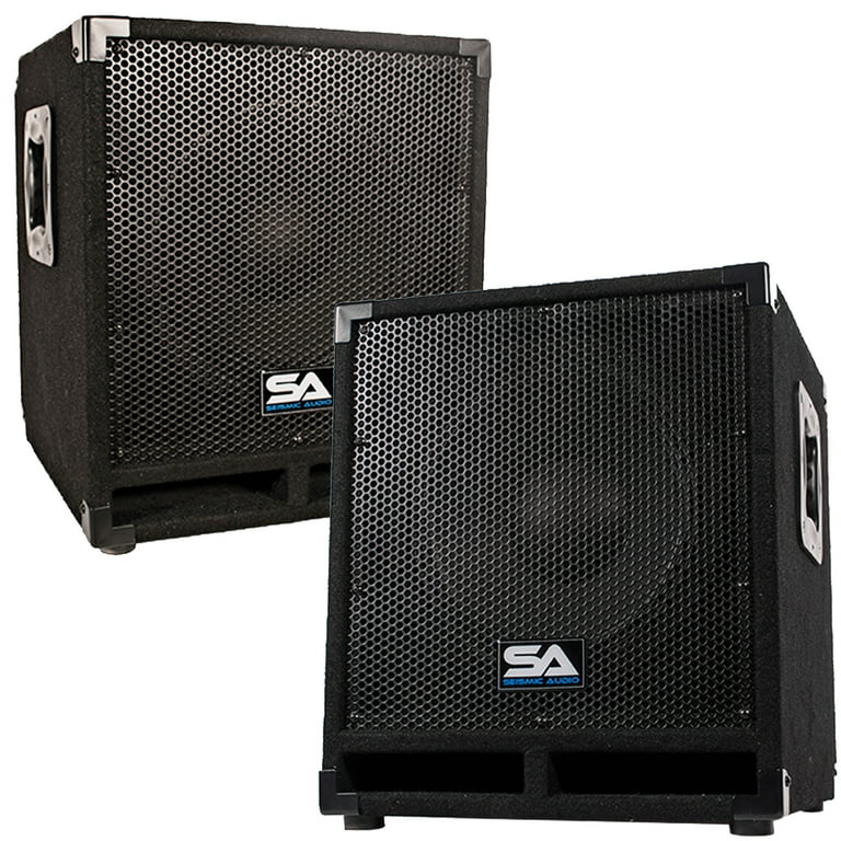 Seismic Audio Pair of Powered 12