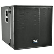 مضخم صوت زلازل يعمل بمقاس 18 بوصة - 600 واط 2 - Way Active Sub - SAXLP-18A