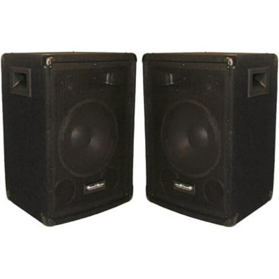 Seismic Audio Pro Audio SA-10 Indoor Stand Mountable Speaker, 100 W RMS, Black
