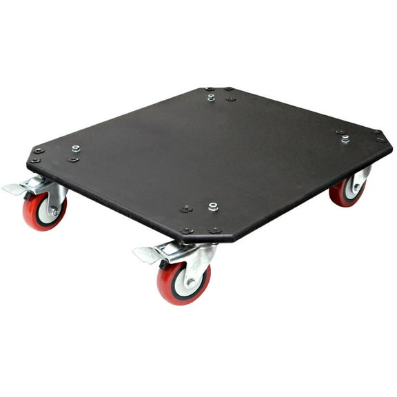 Seismic Audio Replacement Caster Board Kit for Rack Cases - Pro Audio New Black - SA-Cboardww