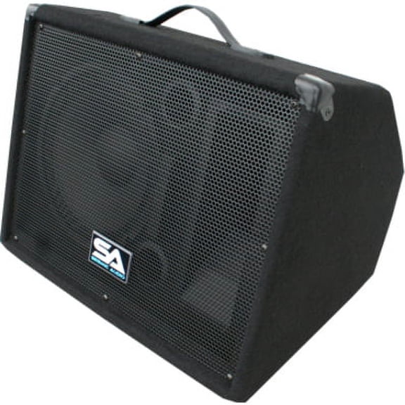 Seismic Audio SA-10M.3 2-way Indoor Pole Mount, Floor Standing Speaker, 100 W RMS, Black