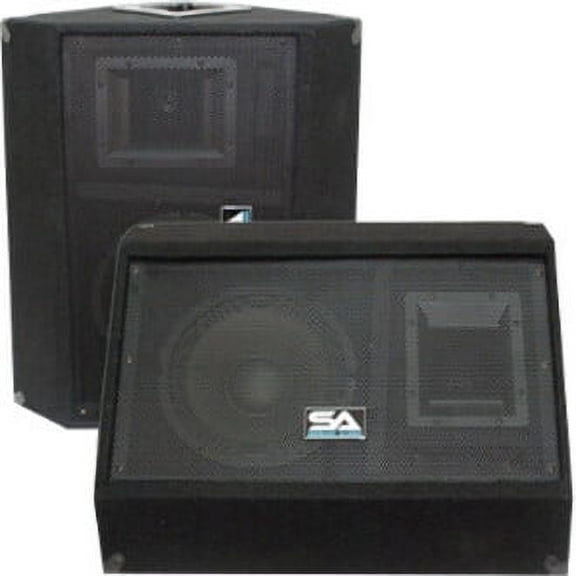 Seismic Audio SA-10MX 2-way Pole Mount, Floor Standing Speaker, 150 W RMS, Black