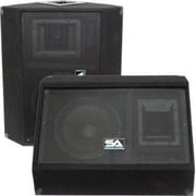 Seismic Audio SA-10MX 2-way Pole Mount, Floor Standing Speaker, 150 W RMS, Black